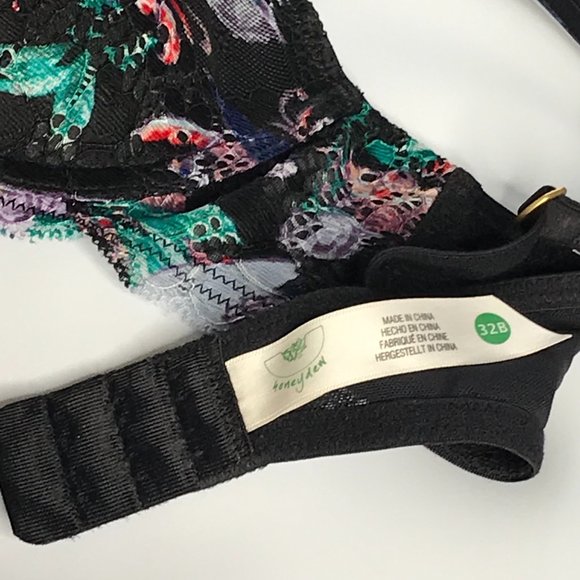 Honeydew Intimates Intimates & Sleepwear Honeydew Bra Black Floral